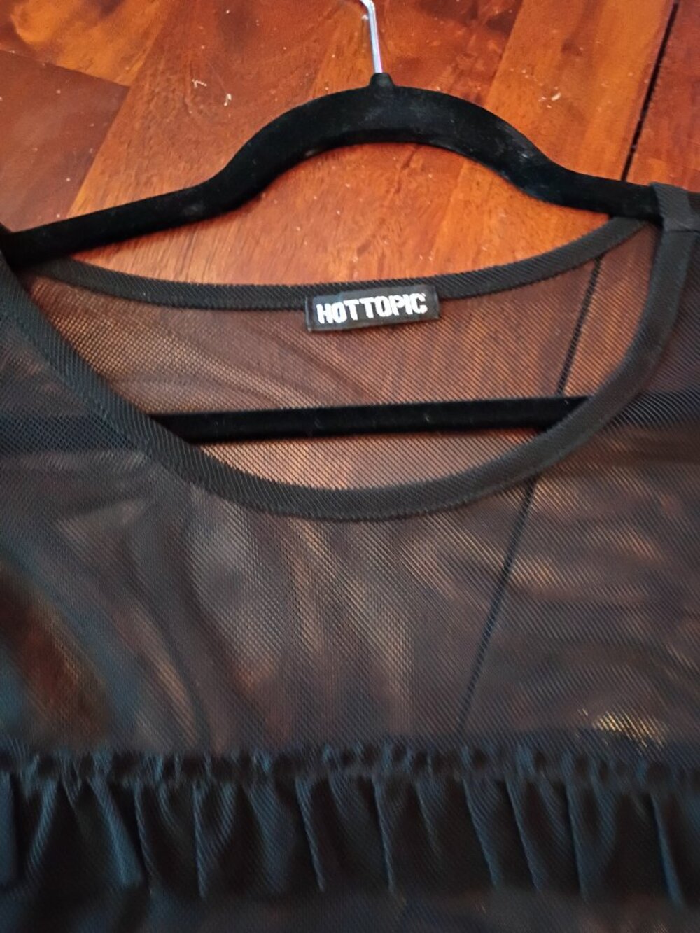 Hot Topic Mesh Overtop - Picture 2 of 3